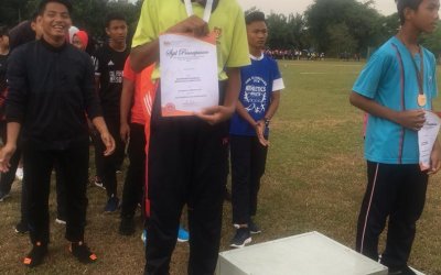 Arif Adham Naib Johan Lompat Jauh U12 MSSD Kuala Langat