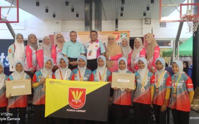 Pasukan Bola Jaring Kuala Langat Ketiga dalam MSSS 2020
